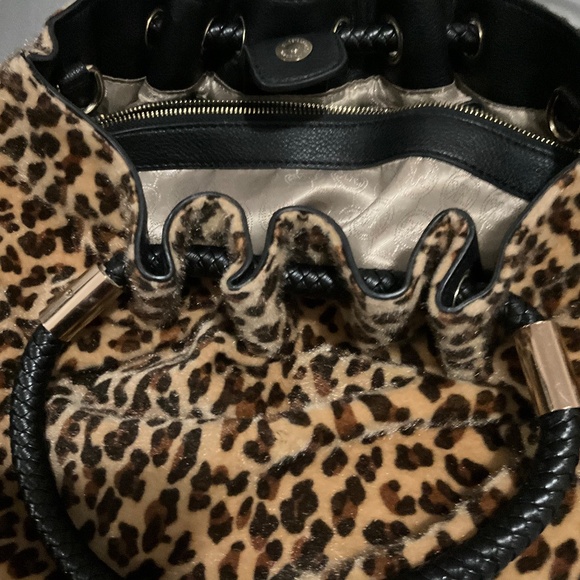 Michael Kors Leopard Print Bucket Bag - Picture 5 of 5